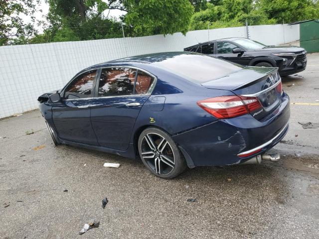 1HGCR2F59GA246830 - 2016 HONDA ACCORD SPORT 蓝色 照片 2