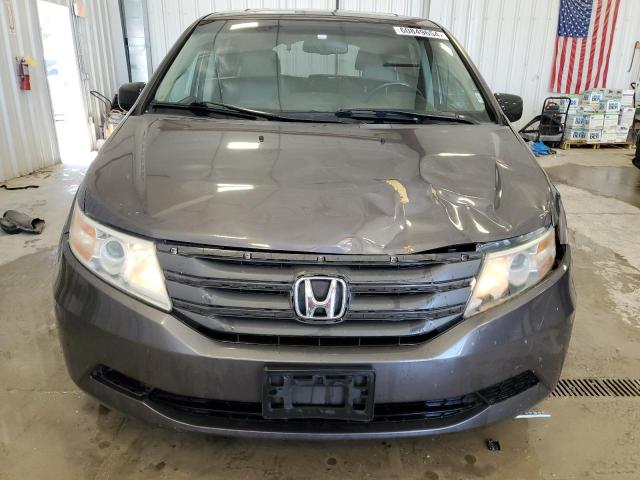 5FNRL5H61DB049588 - 2013 HONDA ODYSSEY EXL GRAY photo 5