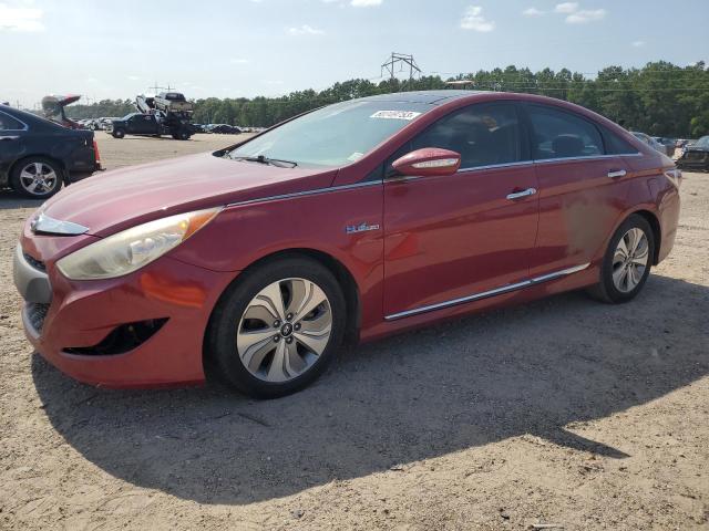 KMHEC4A47DA050993 - 2013 HYUNDAI SONATA HYBRID RED photo 1