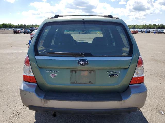 JF1SG67638H732210 - 2008 SUBARU FORESTER 2.5X LL BEAN GREEN photo 6