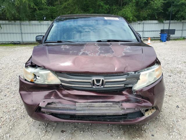 5FNRL5H61CB103101 - 2012 HONDA ODYSSEY EXL 勃艮第红 照片 5