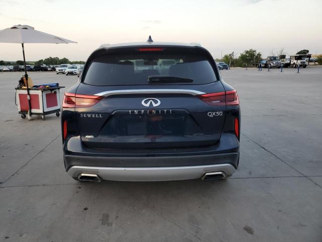 3PCAJ5M30KF111736 - 2019 INFINITI QX50 ESSENTIAL BLUE photo 6