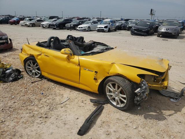 JHMAP21425S005286 - 2005 HONDA S2000 YELLOW photo 4