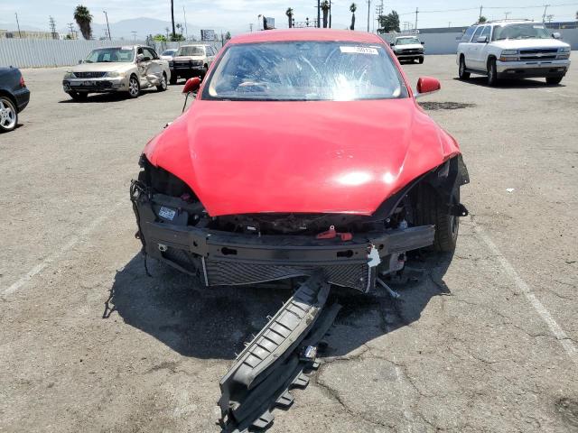 5YJSA1H2XFFP75451 - 2015 TESLA MODEL S 85D RED photo 5