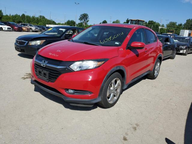 3CZRU5H54HM722745 - 2017 HONDA HR-V EX RED photo 1