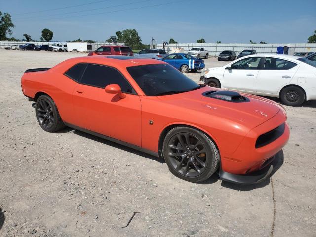 2C3CDZFJ8NH237784 - 2022 DODGE CHALLENGER R/T SCAT PACK ORANGE photo 4