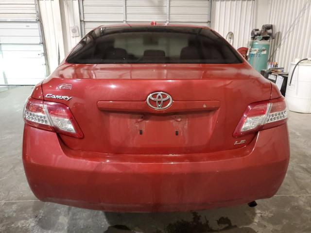 4T4BF3EK4BR203747 - 2011 TOYOTA CAMRY BASE წითელი ფოტო 6