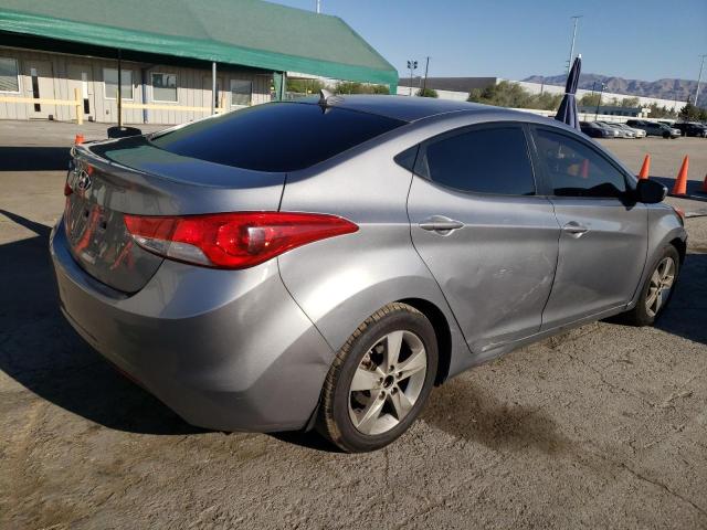 KMHDH4AE5DU734137 - 2013 HYUNDAI ELANTRA GLS SILVER photo 3