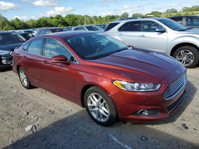 3FA6P0HDXER353467 - 2014 FORD FUSION SE ORANGE photo 4