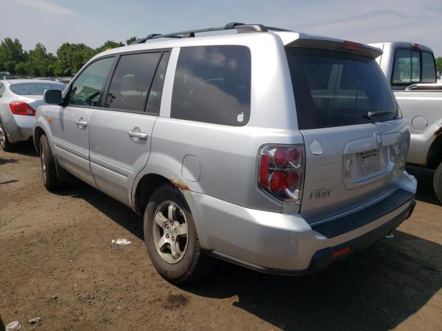 2HKYF18467H501695 - 2007 HONDA PILOT EX SILVER photo 2