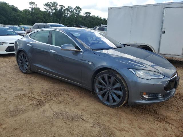 5YJSA1CG6DFP21533 - 2013 TESLA MODEL S 灰色 照片 4