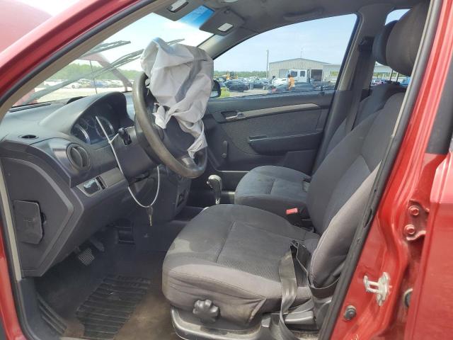 KL1TD56698B197977 - 2008 CHEVROLET AVEO BASE 红色 照片 7