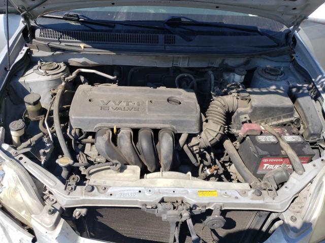 2T1KR32E57C651276 - 2007 TOYOTA MATRIX XR SILVER photo 11