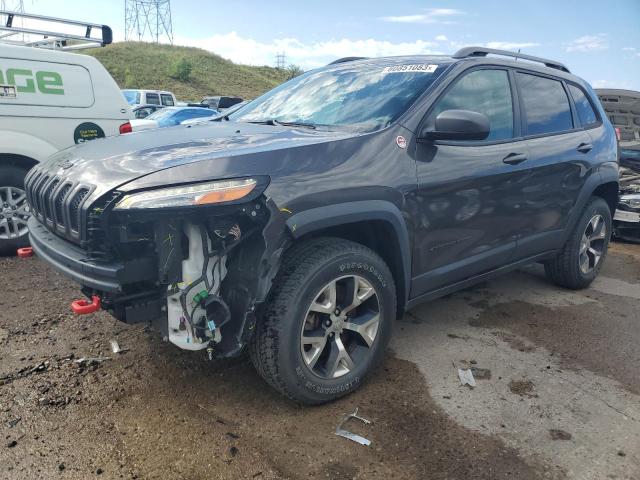 1C4PJMBS1FW779643 - 2015 JEEP CHEROKEE TRAILHAWK CHARCOAL photo 1