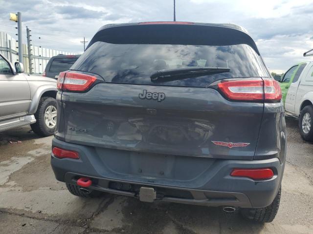 1C4PJMBS1FW779643 - 2015 JEEP CHEROKEE TRAILHAWK CHARCOAL photo 6