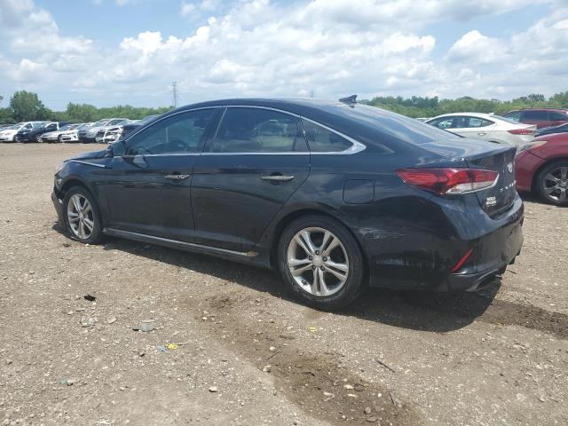 5NPE34AF8JH666518 - 2018 HYUNDAI SONATA SPORT Чорний фото 2