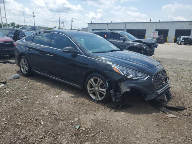 5NPE34AF8JH666518 - 2018 HYUNDAI SONATA SPORT Чорний фото 4