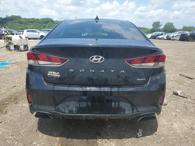 5NPE34AF8JH666518 - 2018 HYUNDAI SONATA SPORT Чорний фото 6