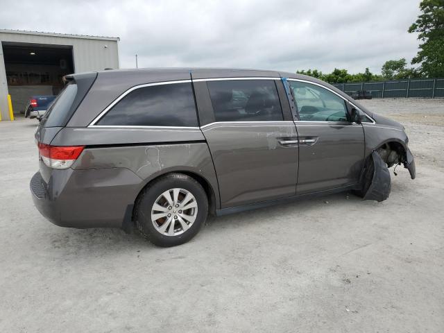 5FNRL5H64FB052567 - 2015 HONDA ODYSSEY EXL GRAY photo 3