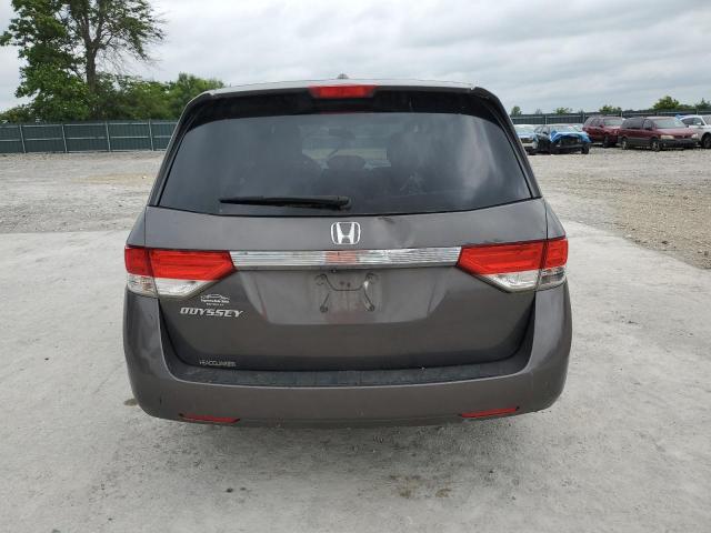 5FNRL5H64FB052567 - 2015 HONDA ODYSSEY EXL GRAY photo 6