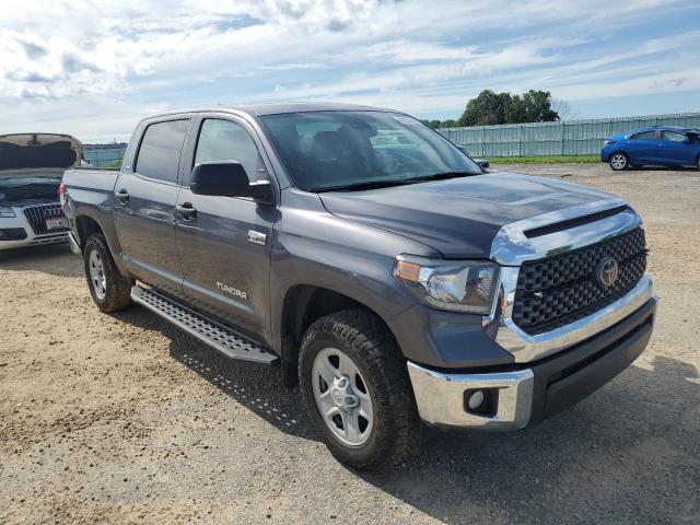 5TFDY5F18MX973017 - 2021 TOYOTA TUNDRA CREWMAX SR5 GRAY photo 4