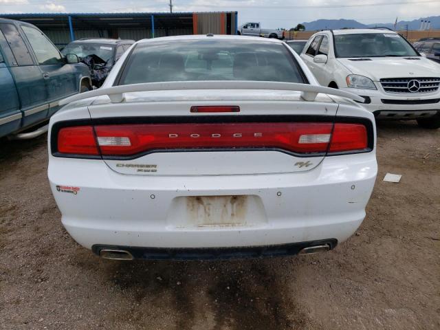 2B3CM5CTXBH558782 - 2011 DODGE CHARGER R/T WHITE photo 6