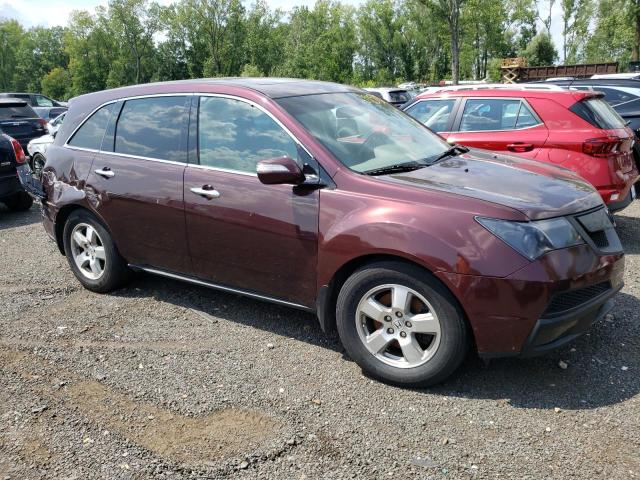 2HNYD2H64BH540049 - 2011 ACURA MDX TECHNOLOGY BURGUNDY photo 4