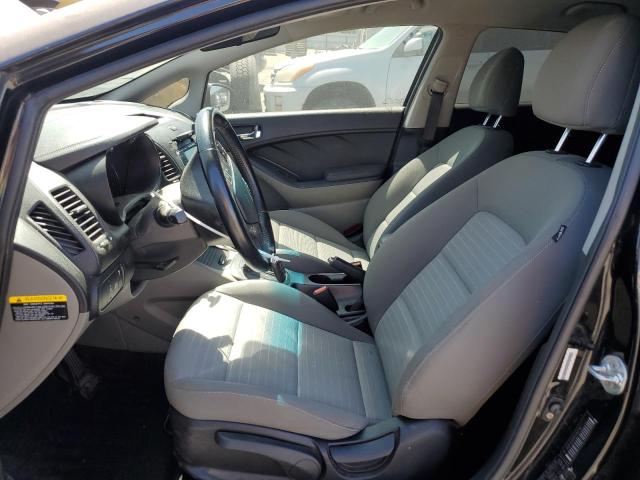 KNAFX5A8XE5160790 - 2014 KIA FORTE EX BLACK photo 7