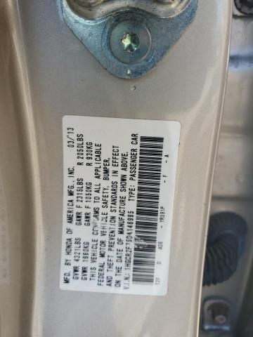 1HGCR2F75DA146995 - 2013 HONDA ACCORD EX Kahverengi fotoğraf 13