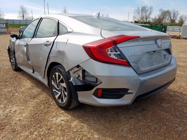 19XFC2F72JE026626 - 2018 HONDA CIVIC EX SILVER photo 3