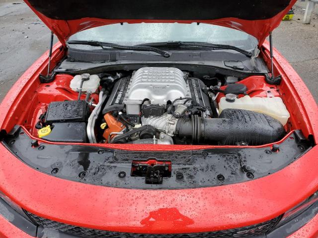 2C3CDXL98HH588620 - 2017 DODGE CHARGER SRT HELLCAT RED photo 11