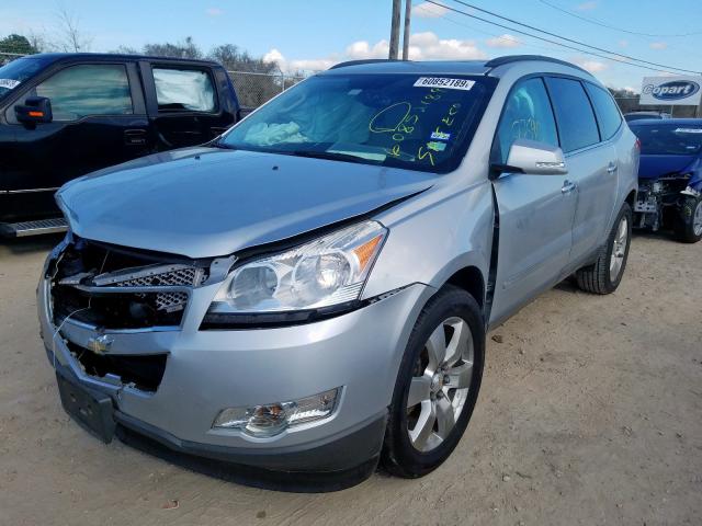 1GNKRLED6CJ400372 - 2012 CHEVROLET TRAVERSE LTZ  photo 2