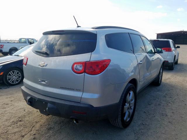 1GNKRLED6CJ400372 - 2012 CHEVROLET TRAVERSE LTZ  photo 4