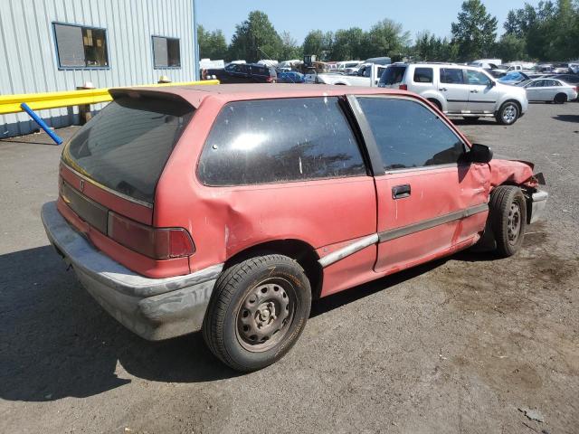 2HGED6346LH558500 - 1990 HONDA CIVIC RED photo 3