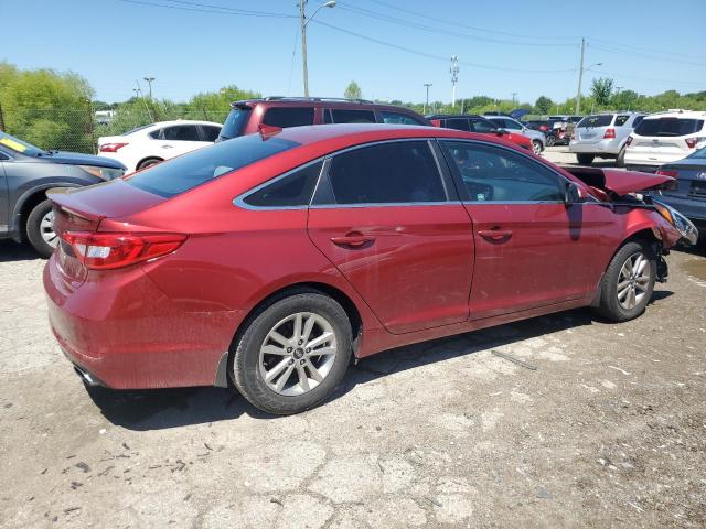 5NPE24AFXFH147898 - 2015 HYUNDAI SONATA SE RED photo 3