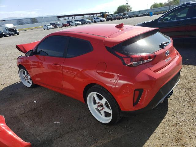 KMHTG6AF3KU019406 - 2019 HYUNDAI VELOSTER BASE RED photo 2