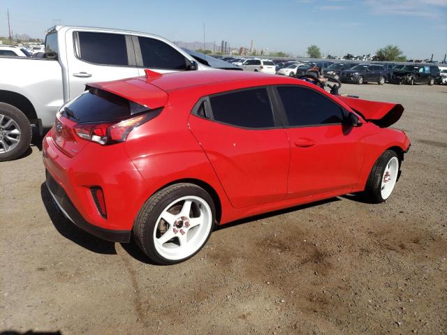 KMHTG6AF3KU019406 - 2019 HYUNDAI VELOSTER BASE RED photo 3