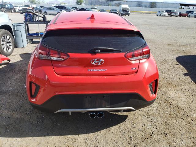 KMHTG6AF3KU019406 - 2019 HYUNDAI VELOSTER BASE RED photo 6