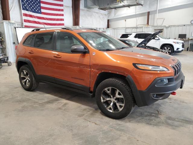 1C4PJMBB2FW636412 - 2015 JEEP CHEROKEE TRAILHAWK ORANGE photo 4