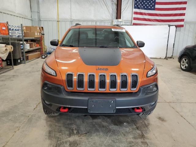 1C4PJMBB2FW636412 - 2015 JEEP CHEROKEE TRAILHAWK ORANGE photo 5
