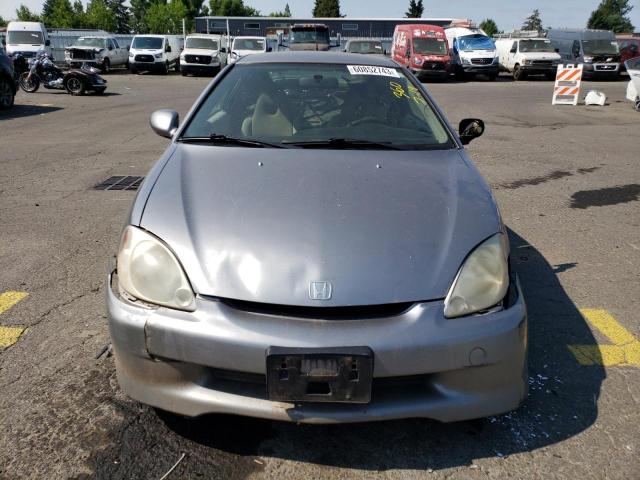 JHMZE13545S000258 - 2005 HONDA INSIGHT SILVER photo 5