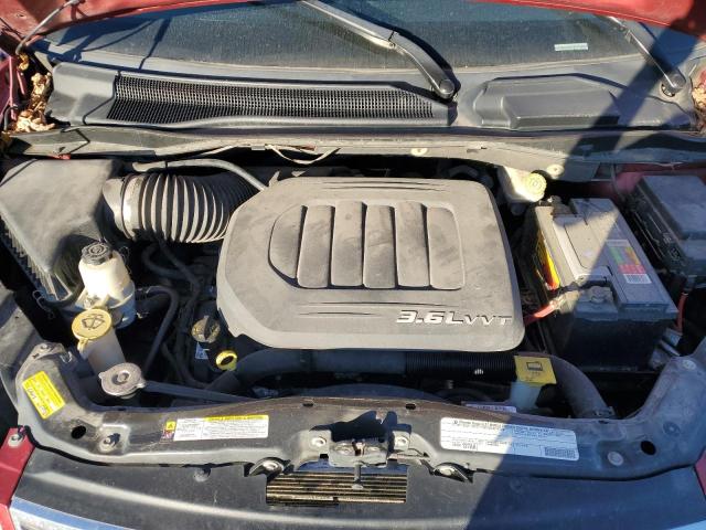 2A4RR8DG1BR704035 - 2011 CHRYSLER TOWN & COU TOURING L BURGUNDY photo 12