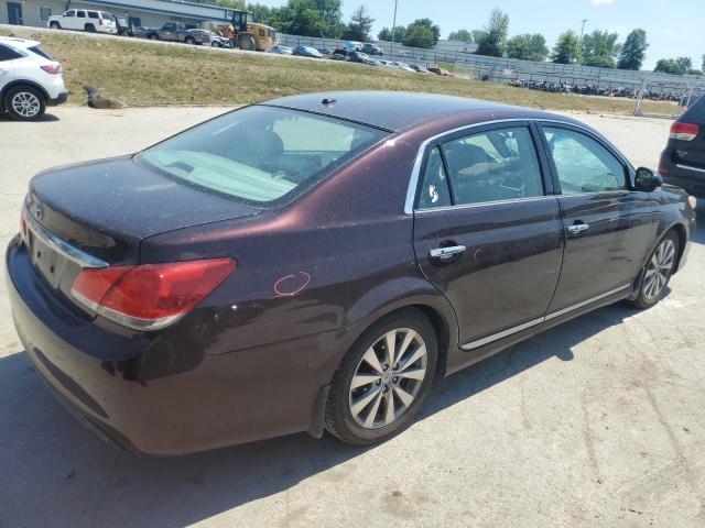 4T1BK3DB9BU378003 - 2011 TOYOTA AVALON BASE MAROON photo 3