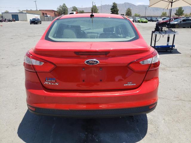 1FADP3F22EL230786 - 2014 FORD FOCUS SE RED photo 6