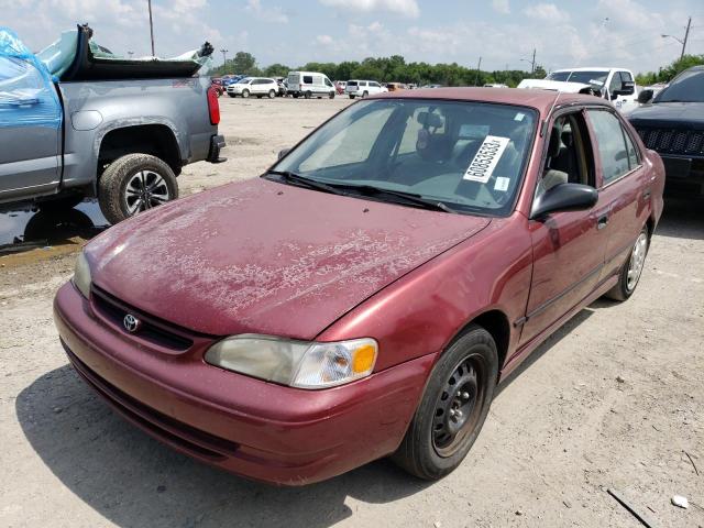 1NXBR12E9YZ307583 - 2000 TOYOTA COROLLA VE RED photo 1