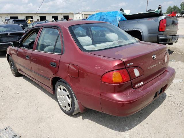 1NXBR12E9YZ307583 - 2000 TOYOTA COROLLA VE RED photo 2