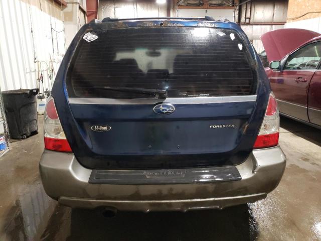 JF1SG67676H734829 - 2006 SUBARU FORESTER 2.5X LL BEAN BLUE photo 6