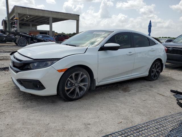 2HGFC2F8XMH511843 - 2021 HONDA CIVIC SPORT WHITE photo 1