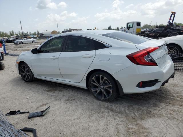 2HGFC2F8XMH511843 - 2021 HONDA CIVIC SPORT WHITE photo 2