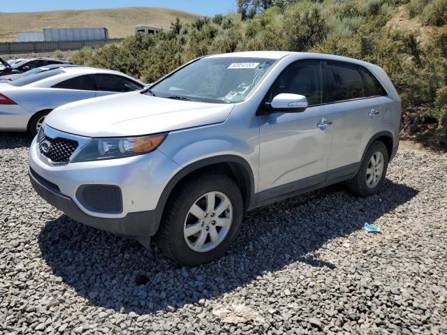 5XYKT4A14CG267039 - 2012 KIA SORENTO BASE SILVER photo 1